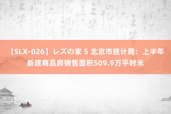 【SLX-026】レズの家 5 北京市统计局：上半年新建商品房销售面积509.9万平时米