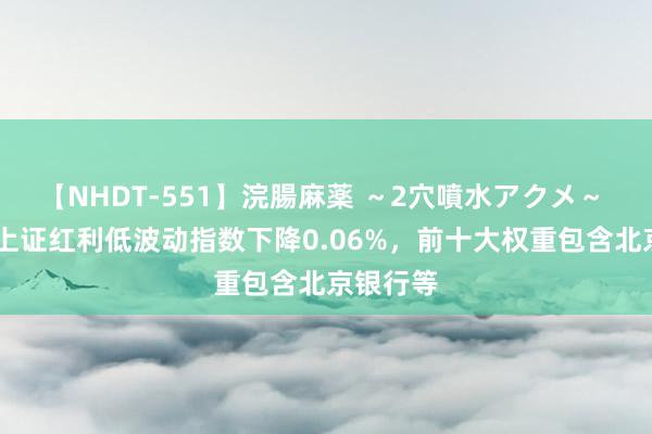 【NHDT-551】浣腸麻薬 ～2穴噴水アクメ～ ひなの 上证红利低波动指数下降0.06%，前十大权重包含北京银行等