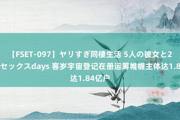 【FSET-097】ヤリすぎ同棲生活 5人の彼女と24時間セックスdays 客岁宇宙登记在册运筹帷幄主体达1.84亿户