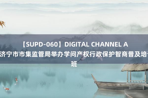 【SUPD-060】DIGITAL CHANNEL AYA 济宁市市集监管局举办学问产权行政保护智商普及培训班